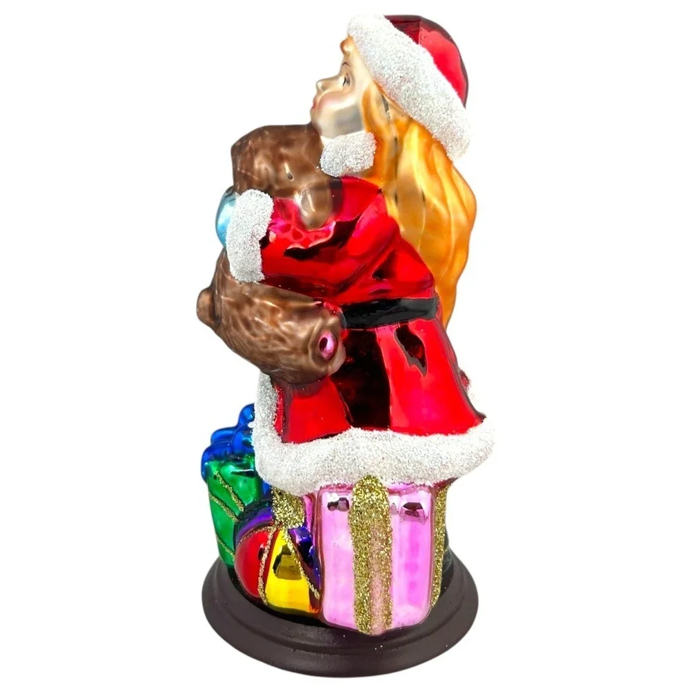 Thomas Pacconi Classics Girl Christmas Ornament Teddy Bear‎ Gifts Tabletop 2004